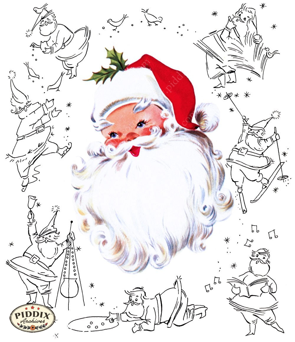 Santa Claus Pdxc9822 Color Illustration