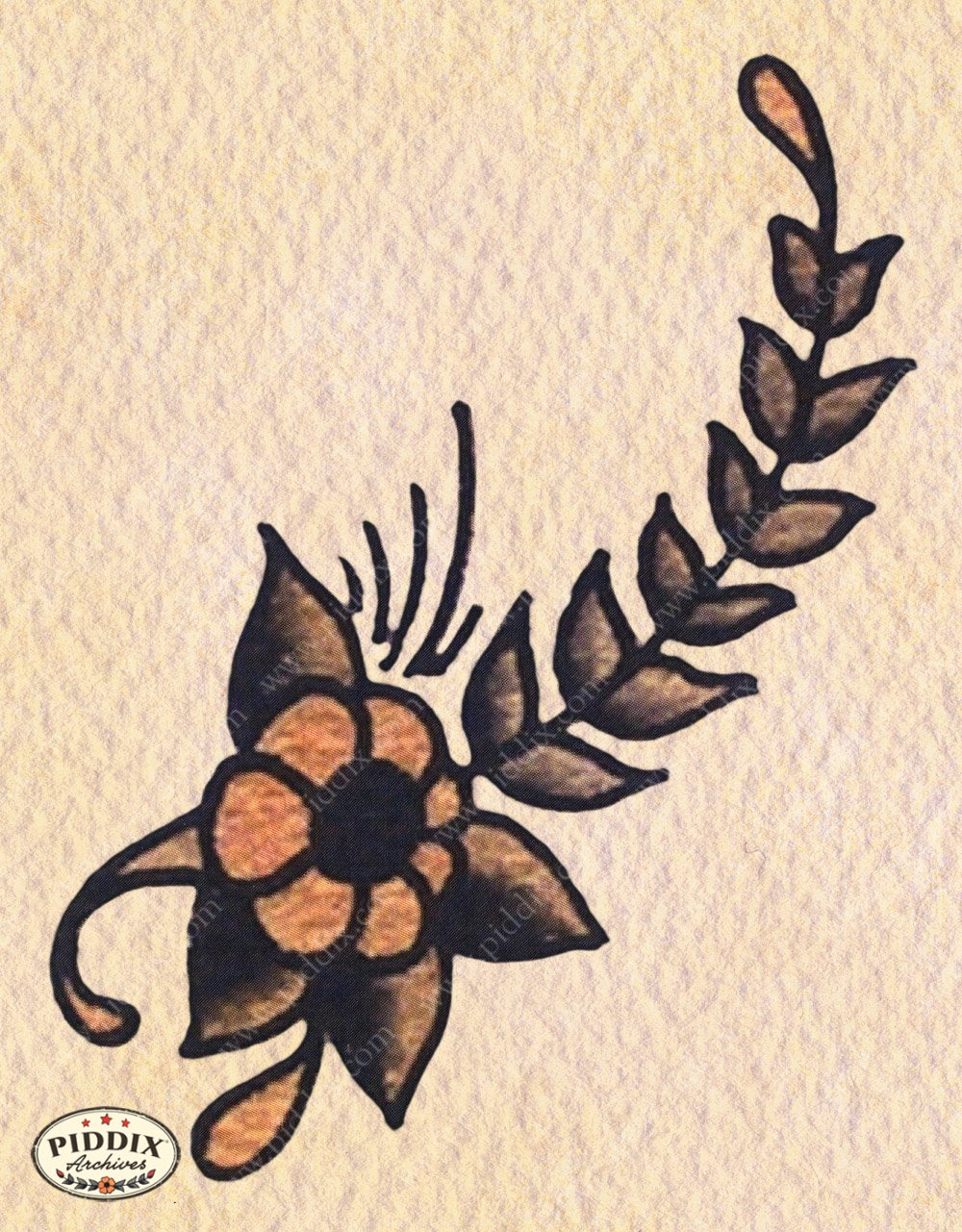 Tattoo Pdxc12076 Color Illustration