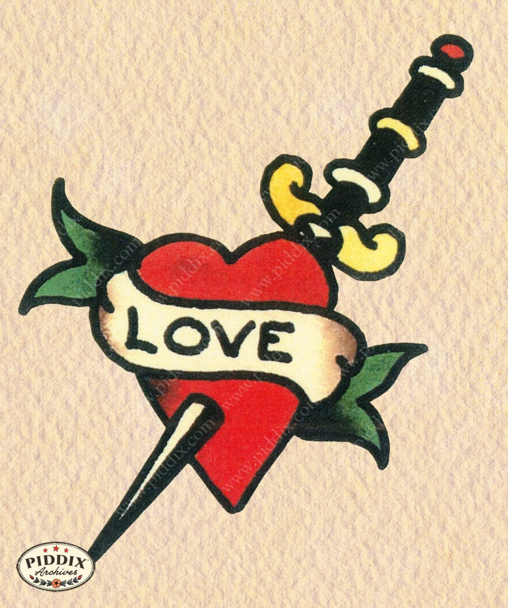 Tattoo Pdxc12088 Color Illustration