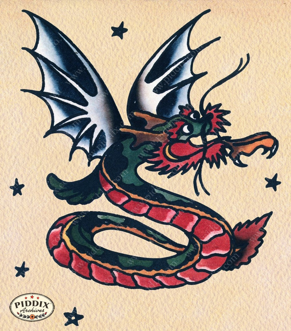 Tattoo Pdxc12114 Color Illustration