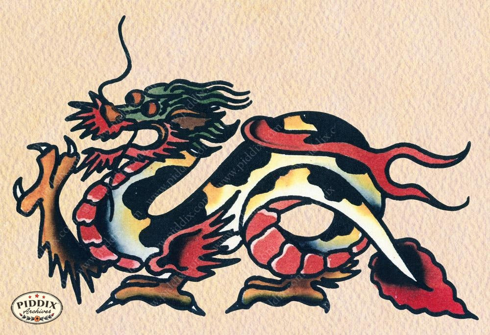 Tattoo Pdxc12120 Color Illustration