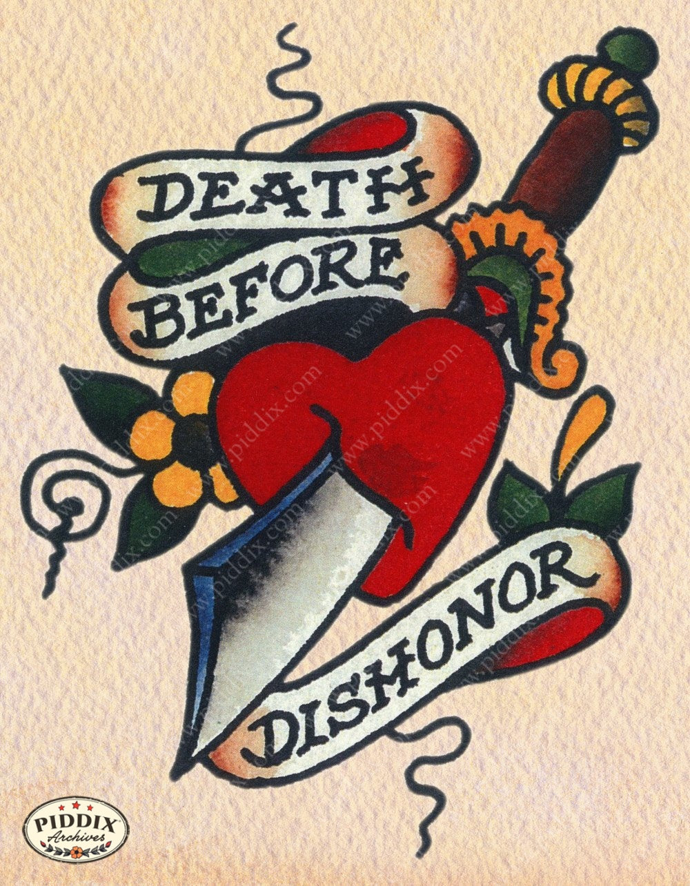 Tattoo Pdxc12127 Color Illustration