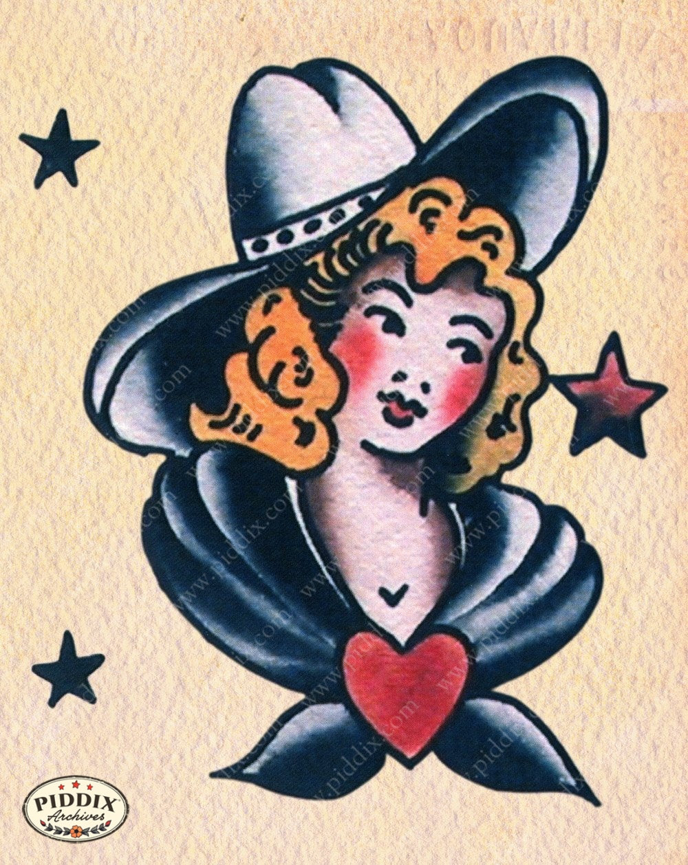 Tattoo Pdxc12134 Color Illustration