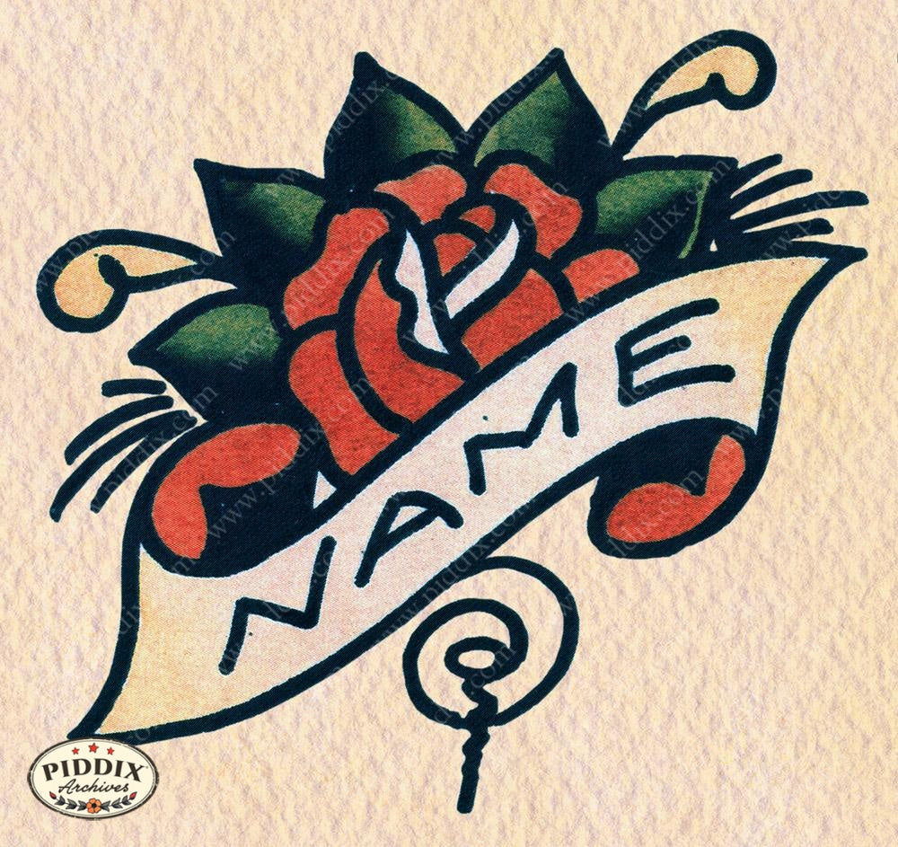 Tattoo Pdxc12156 Color Illustration