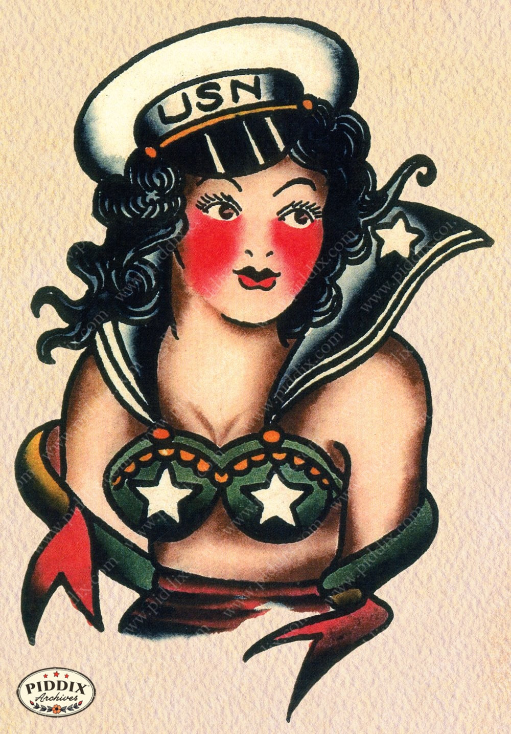 Tattoo Pdxc12165 Color Illustration