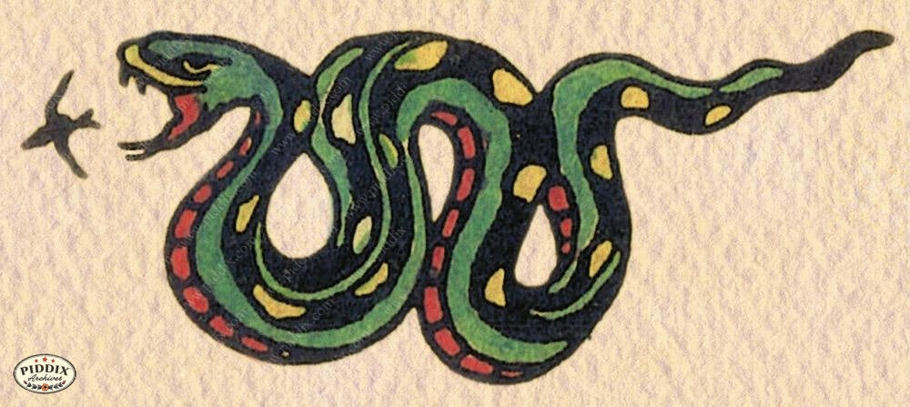 Tattoo Pdxc12187 Color Illustration