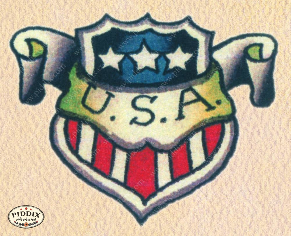 Tattoo Pdxc12253 Color Illustration