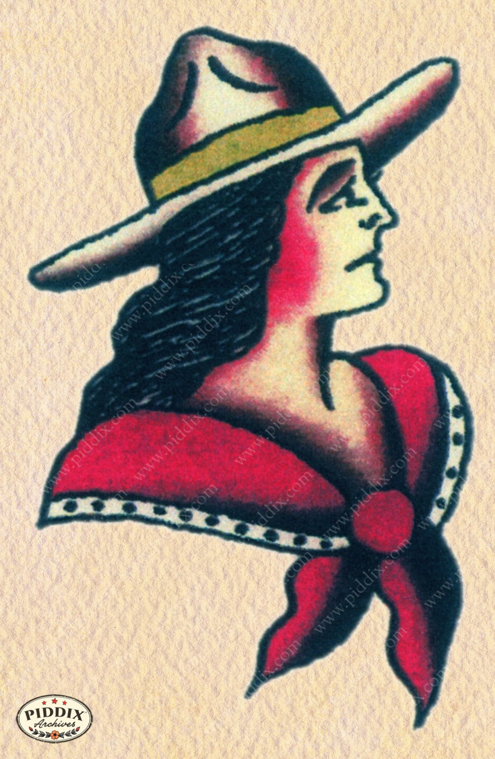 Tattoo Pdxc12270 Color Illustration