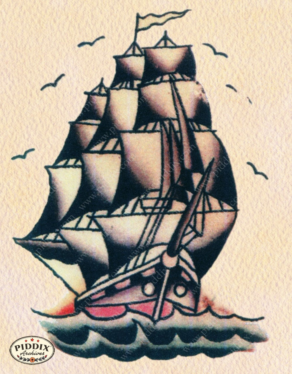 Tattoo Pdxc12287 Color Illustration