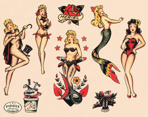 Tattoos Pdxc7764 Color Illustration
