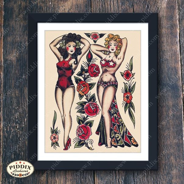 Tattoos Pdxc7768 Color Illustration