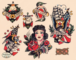 Tattoos Pdxc7777 Color Illustration